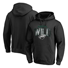 Minnesota Wild Arch Smoke Pullover Hoodie Black