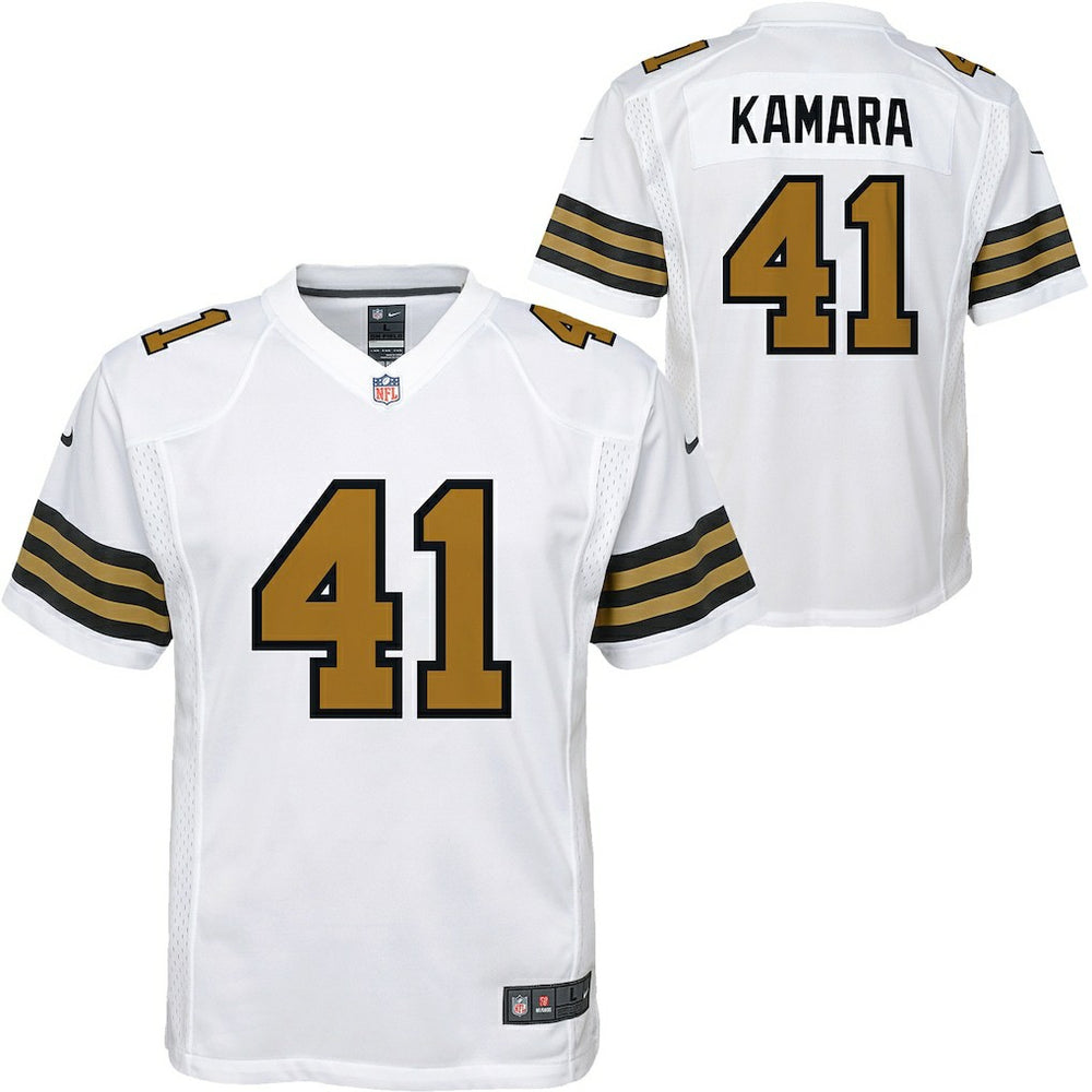 Alvin Kamara New Orleans Saints Youth Game Jersey - White | Nike on sale