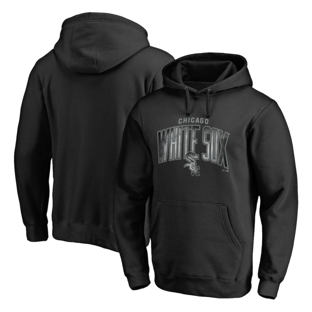 Chicago White Sox Arch Smoke Pullover Hoodie - Black
