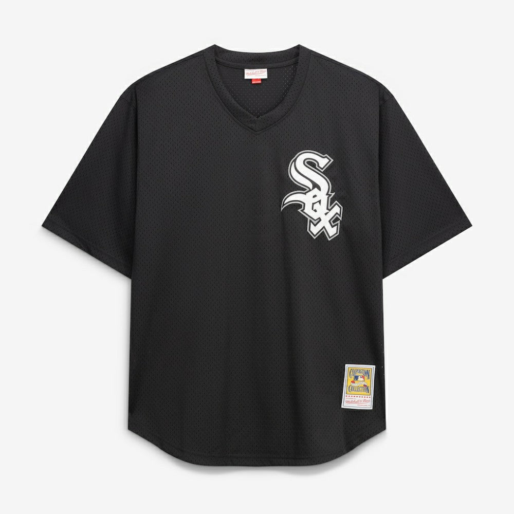Bo Jackson Chicago White Sox Cooperstown Collection Big & Tall Mesh Batting Practice Jersey - Black | Mitchell & Ness