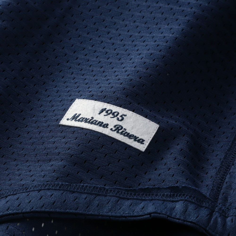 Mariano Rivera New York Yankees Mitchell & Ness Cooperstown Collection Big & Tall Mesh Batting Practice Jersey - Navy | New Era