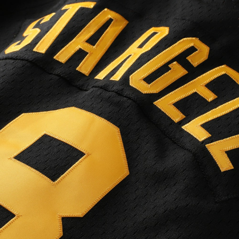 Willie Stargell Pittsburgh Pirates Cooperstown Collection Big & Tall Mesh Batting Practice Jersey - Black | Mitchell & Ness