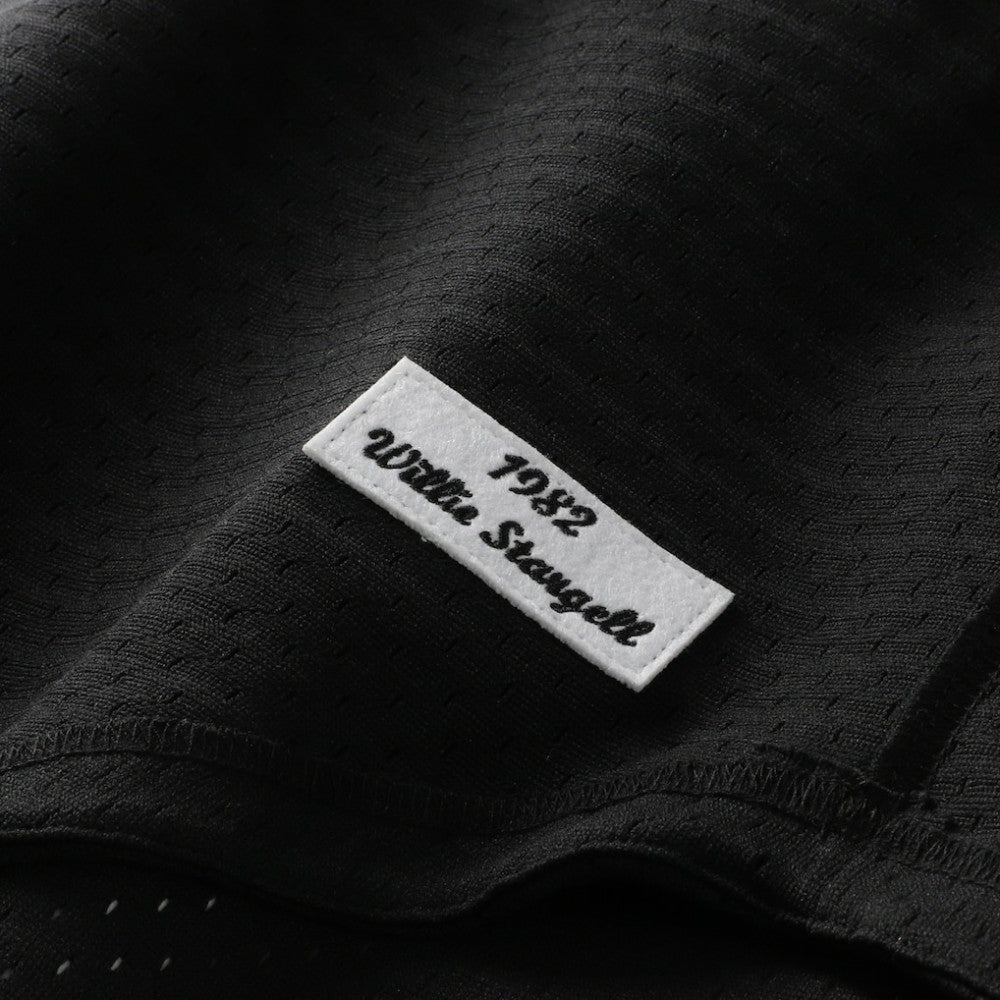 Willie Stargell Pittsburgh Pirates Cooperstown Collection Big & Tall Mesh Batting Practice Jersey - Black | Mitchell & Ness