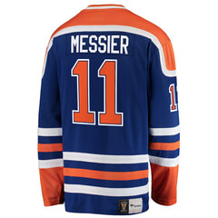 Mark Messier Edmonton Oilers Fanatics Premier Breakaway Retired Player Jersey Blue