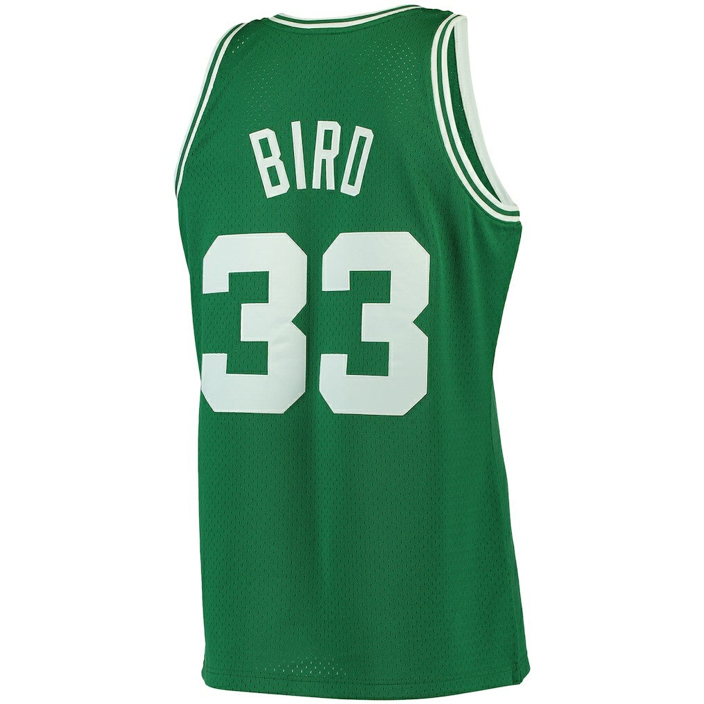 Larry Bird Boston Celtics 1985/86 Big & Tall Hardwood Classics Swingman Jersey - Kelly Green | Mitchell & Ness on sale