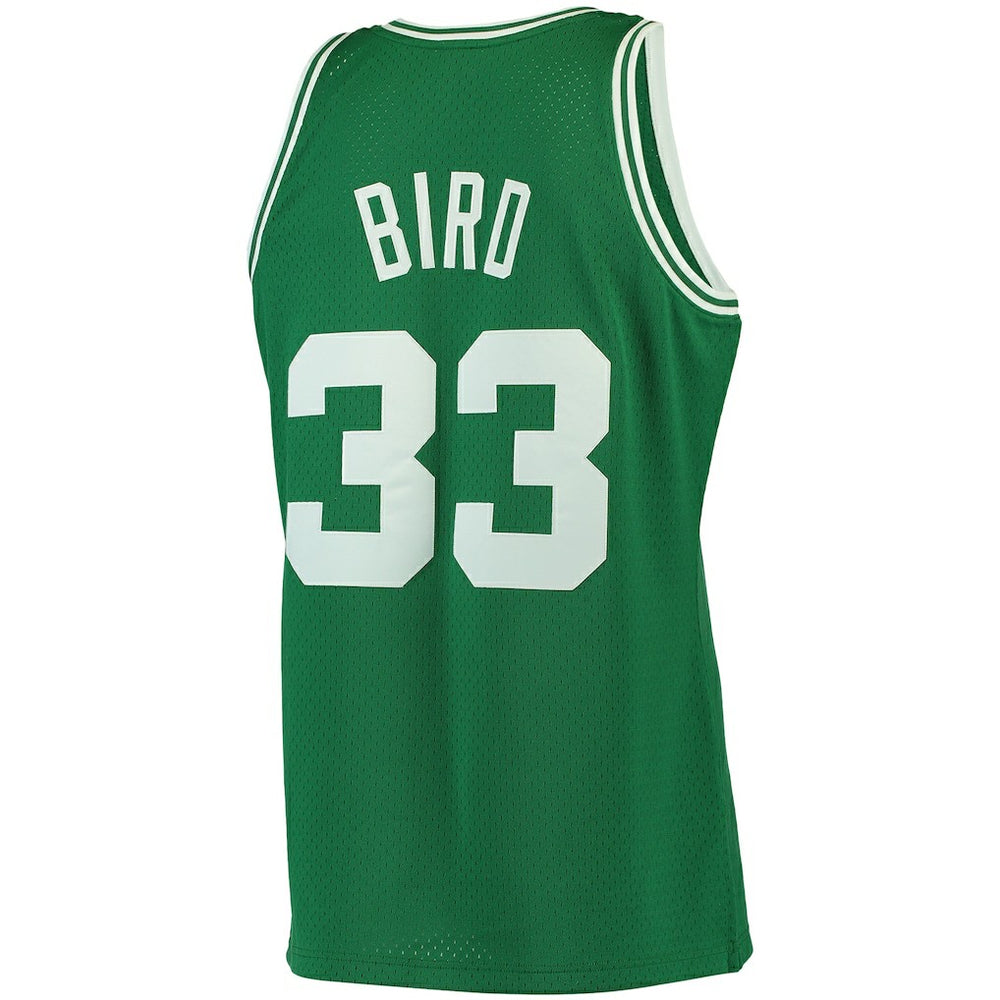 Larry Bird Boston Celtics 1985/86 Big & Tall Hardwood Classics Swingman Jersey - Kelly Green | Mitchell & Ness on sale