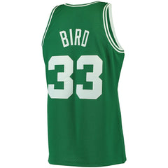 Larry Bird Boston Celtics 1985/86 Big & Tall Hardwood Classics Swingman Jersey - Kelly Green | Mitchell & Ness on sale