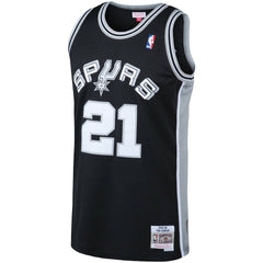 Tim Duncan San Antonio Spurs 1998/99 Big & Tall Hardwood Classics Swingman Jersey - Black | Mitchell & Ness online