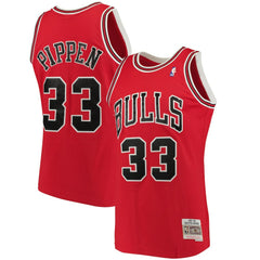 Scottie Pippen Chicago Bulls 1997/98 Big & Tall Hardwood Classics Swingman Jersey sale - Red | Mitchell & Ness discount