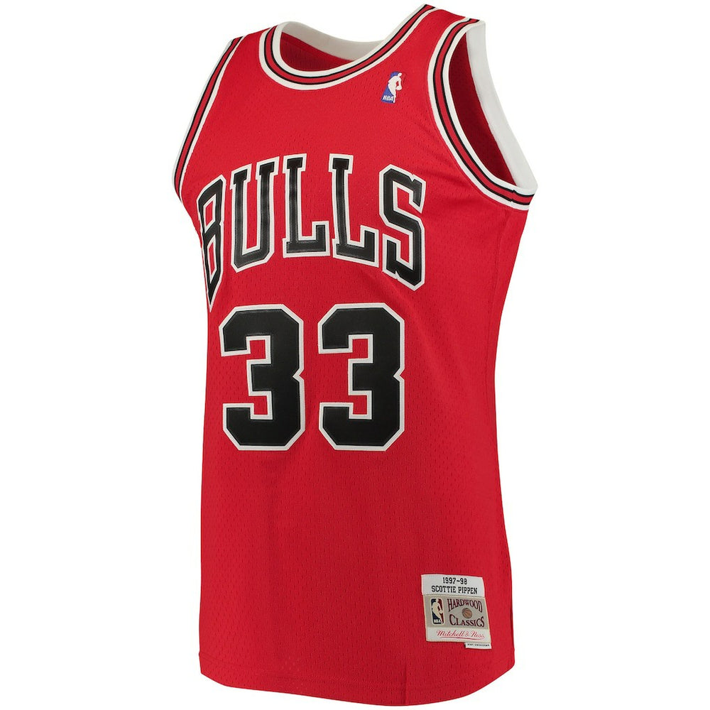 Scottie Pippen Chicago Bulls 1997/98 Big & Tall Hardwood Classics Swingman Jersey sale - Red | Mitchell & Ness discount