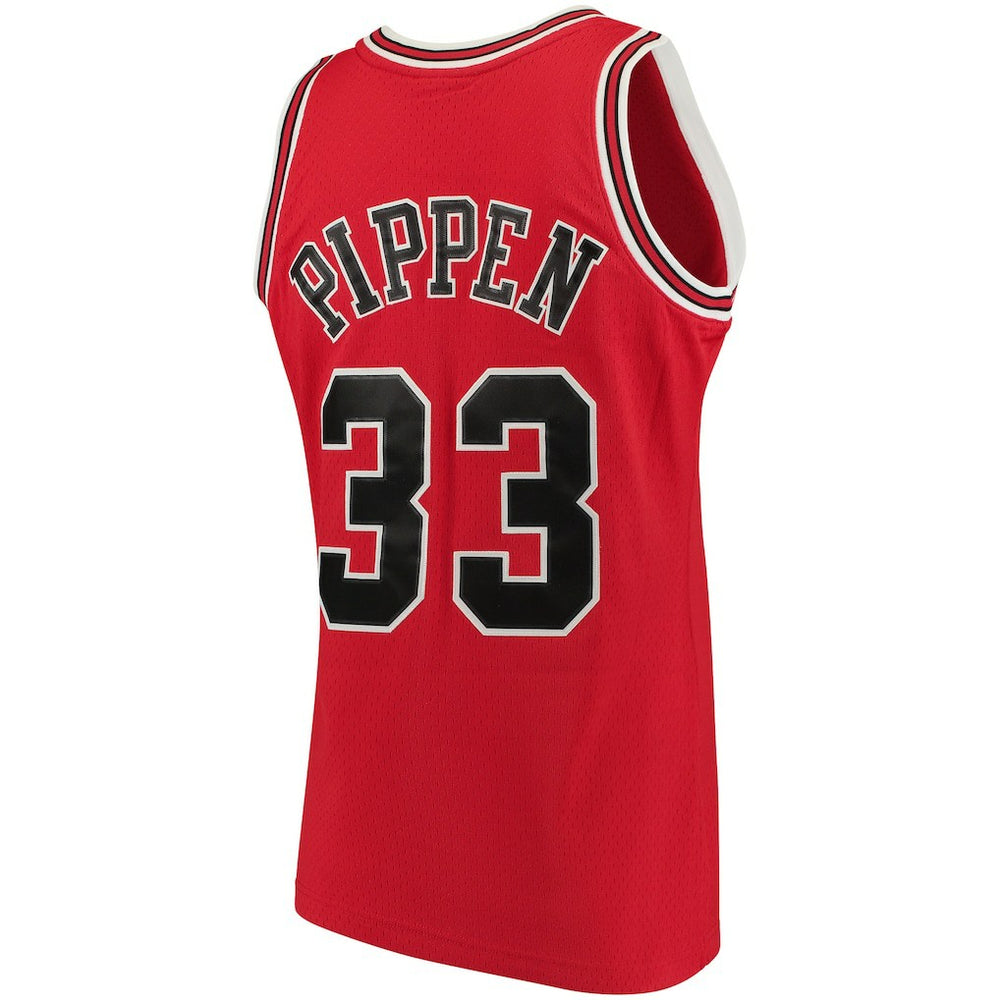 Scottie Pippen Chicago Bulls 1997/98 Big & Tall Hardwood Classics Swingman Jersey sale - Red | Mitchell & Ness discount