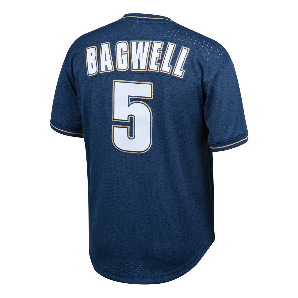 Jeff Bagwell Houston Astros Youth Cooperstown Collection Mesh Batting Practice Jersey - Navy | Mitchell & Ness