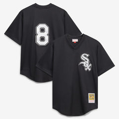 Bo Jackson Chicago White Sox Youth Cooperstown Collection Mesh Batting Practice Jersey - Black | Mitchell & Ness