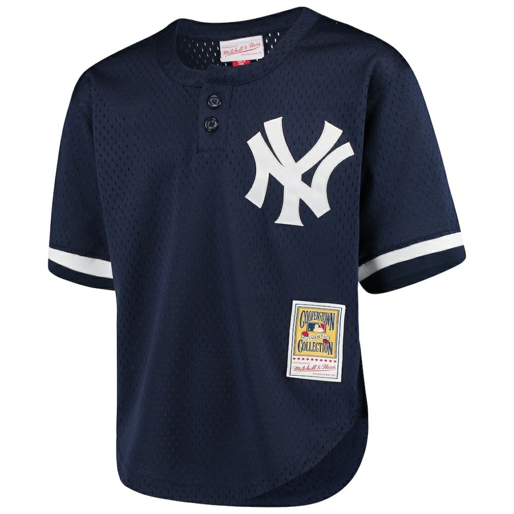 Mariano Rivera New York Yankees Mitchell & Ness Youth Cooperstown Collection Mesh Batting Practice Jersey - Navy | New Era