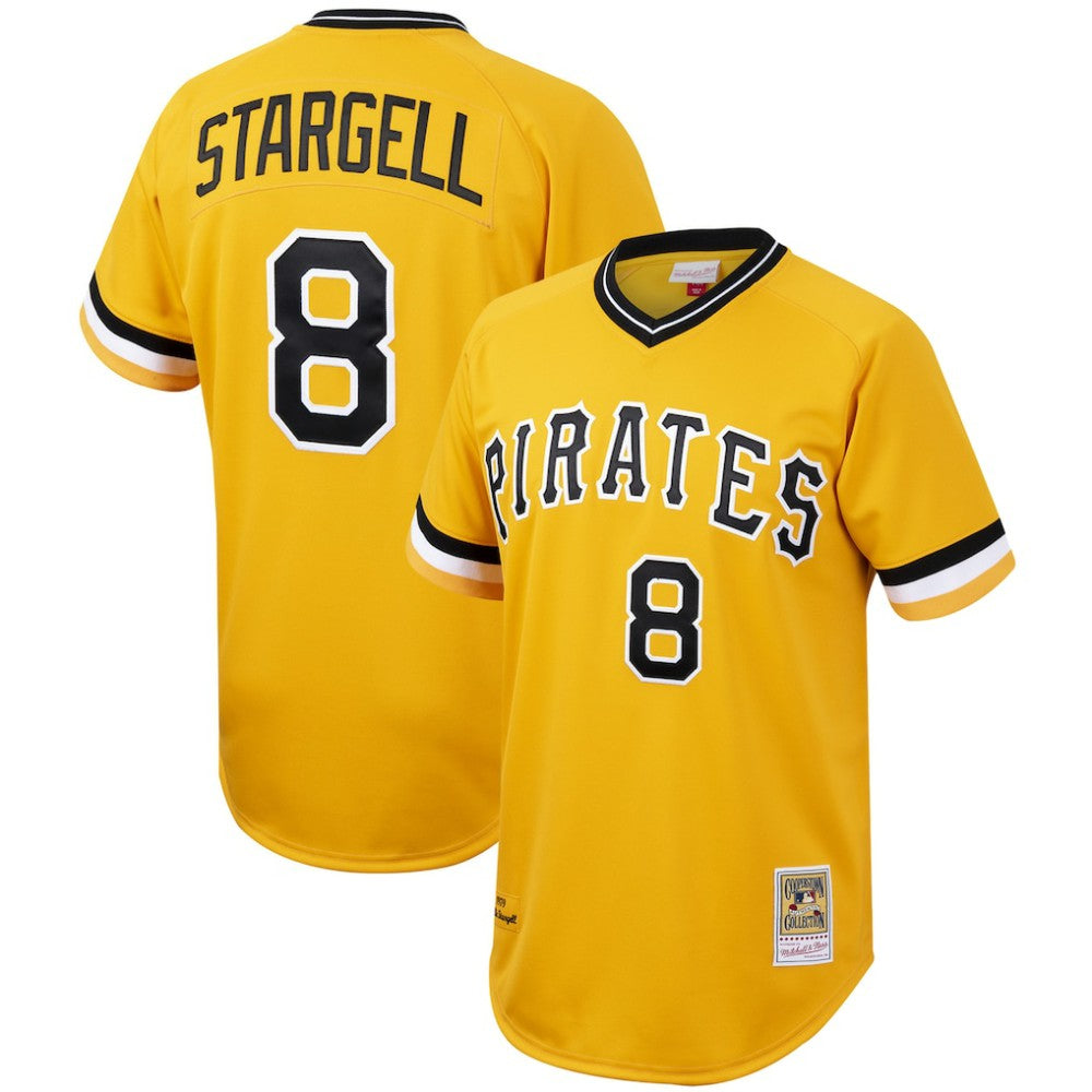 Willie Stargell Pittsburgh Pirates Cooperstown Collection Authentic Jersey - Gold | Mitchell & Ness
