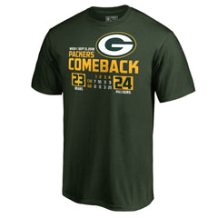Green Bay Packers The Comeback T-Shirt - Green for sale