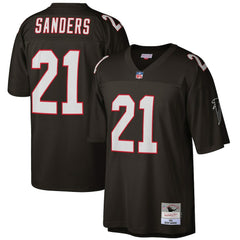 Deion Sanders Atlanta Falcons Big & Tall 1992 Retired Player Replica Jersey - Black sale