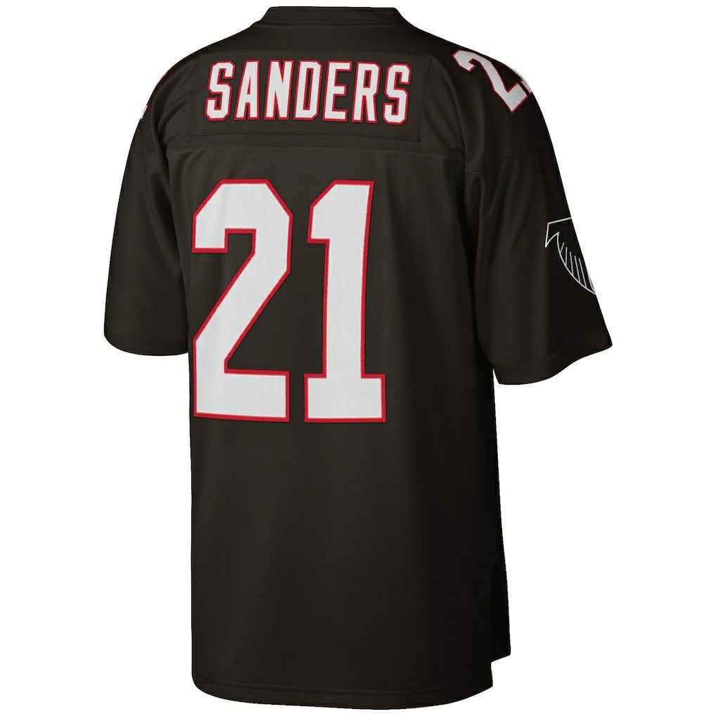 Deion Sanders Atlanta Falcons Big & Tall 1992 Retired Player Replica Jersey - Black sale
