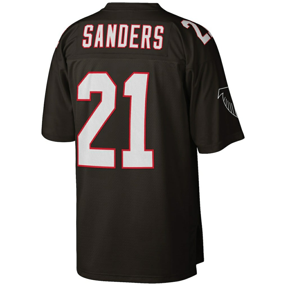 Deion Sanders Atlanta Falcons Big & Tall 1992 Retired Player Replica Jersey - Black sale