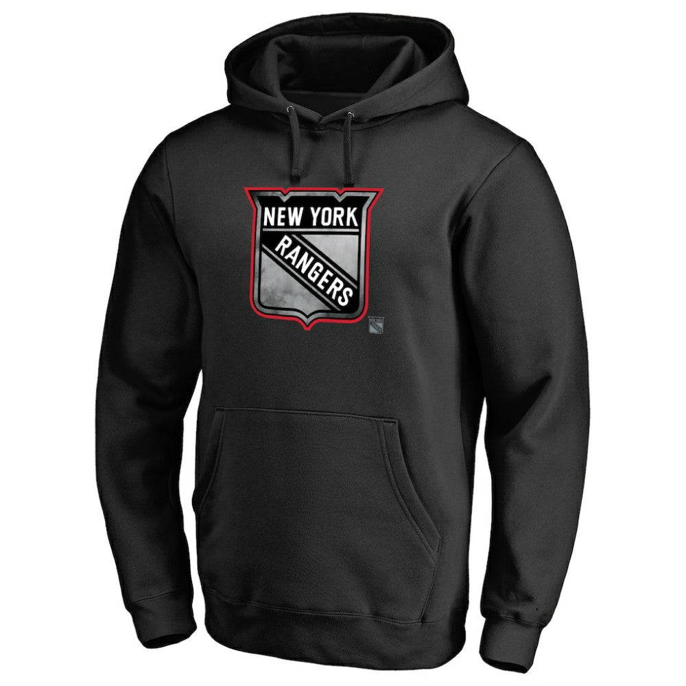 New York Rangers Core Smoke Pullover Hoodie Black