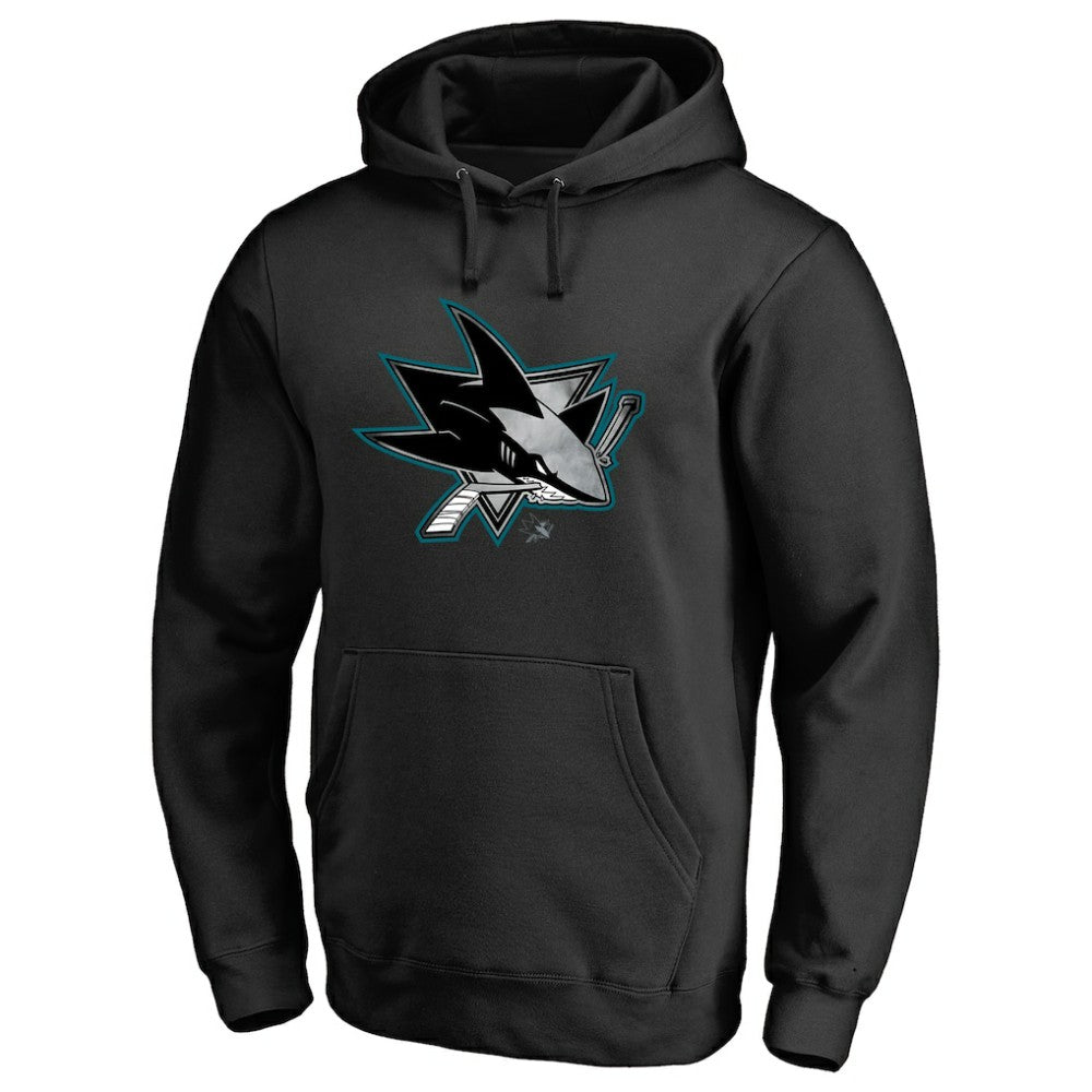 San Jose Sharks Core Smoke Pullover Hoodie Black