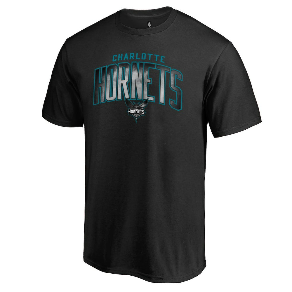 Charlotte Hornets Arch Smoke T-Shirt - Black outlet