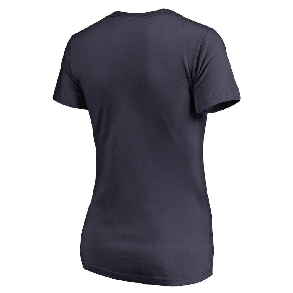 Columbus Blue Jackets Women's Team Alternate V-Neck T-Shirt Navy