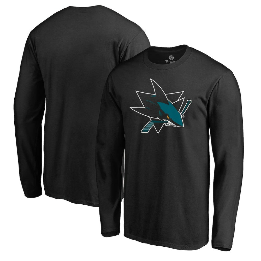 San Jose Sharks Team Alternate Long Sleeve T-Shirt Black