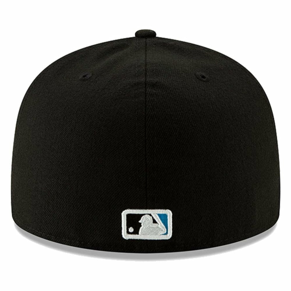 Miami Marlins On-Field Authentic Collection 59FIFTY Fitted Hat - Black | New Era