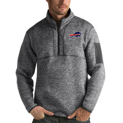 Buffalo Bills Antigua Fortune Quarter-Zip Pullover Jacket - Charcoal online
