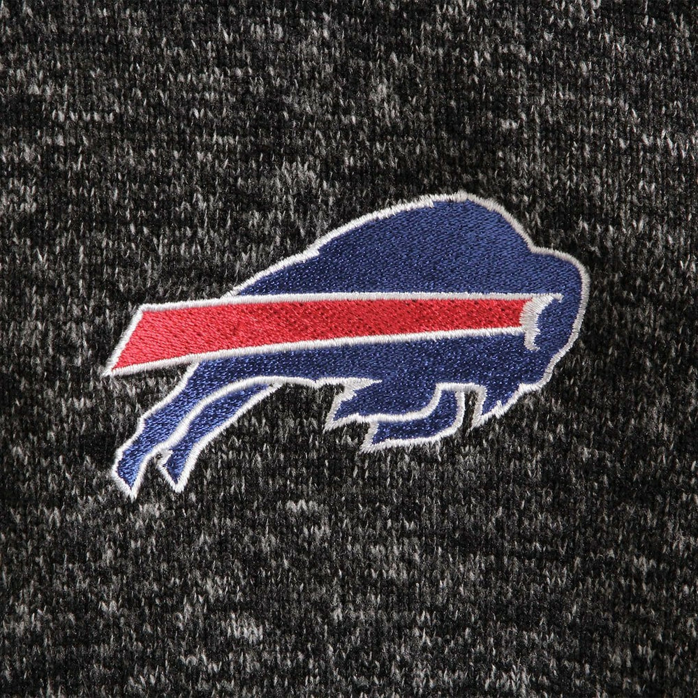 Buffalo Bills Antigua Fortune Quarter-Zip Pullover Jacket - Heathered Black discount