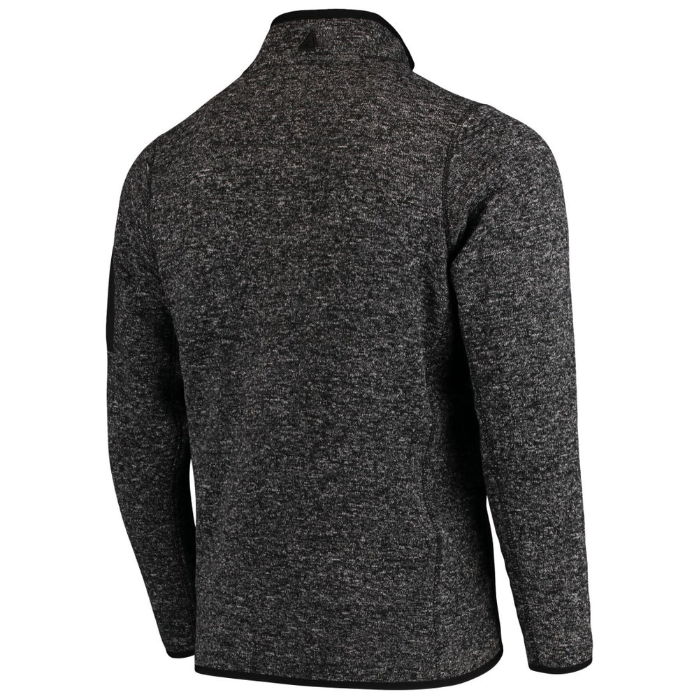 Denver Broncos Antigua Fortune Quarter-Zip Pullover Jacket - Heather Black discount