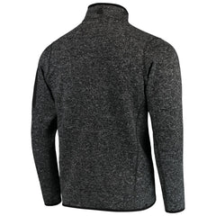 Green Bay Packers Antigua Fortune Quarter-Zip Pullover Jacket - Heather Black cheap