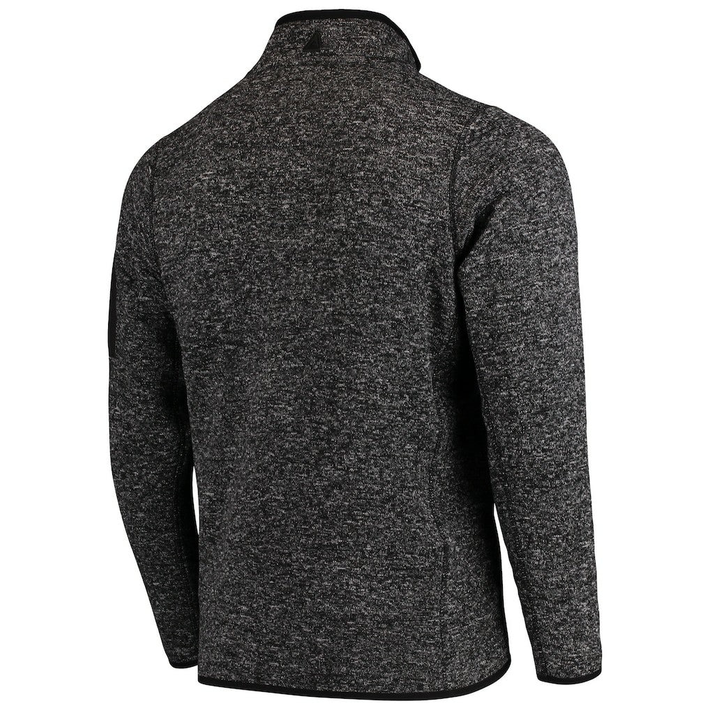 Kansas City Chiefs Antigua Fortune Quarter-Zip Pullover Jacket - Heather Black sale