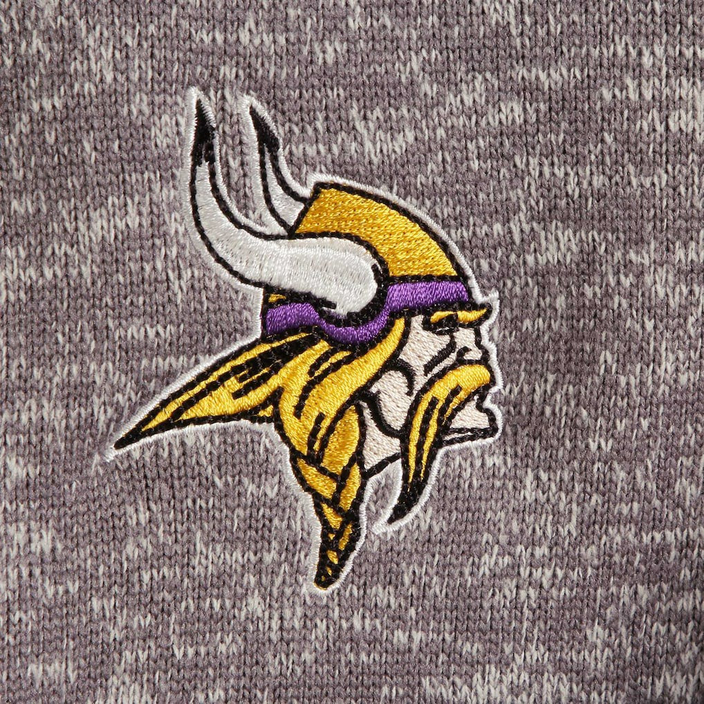 Minnesota Vikings Antigua Fortune Quarter-Zip Pullover Jacket - Charcoal online