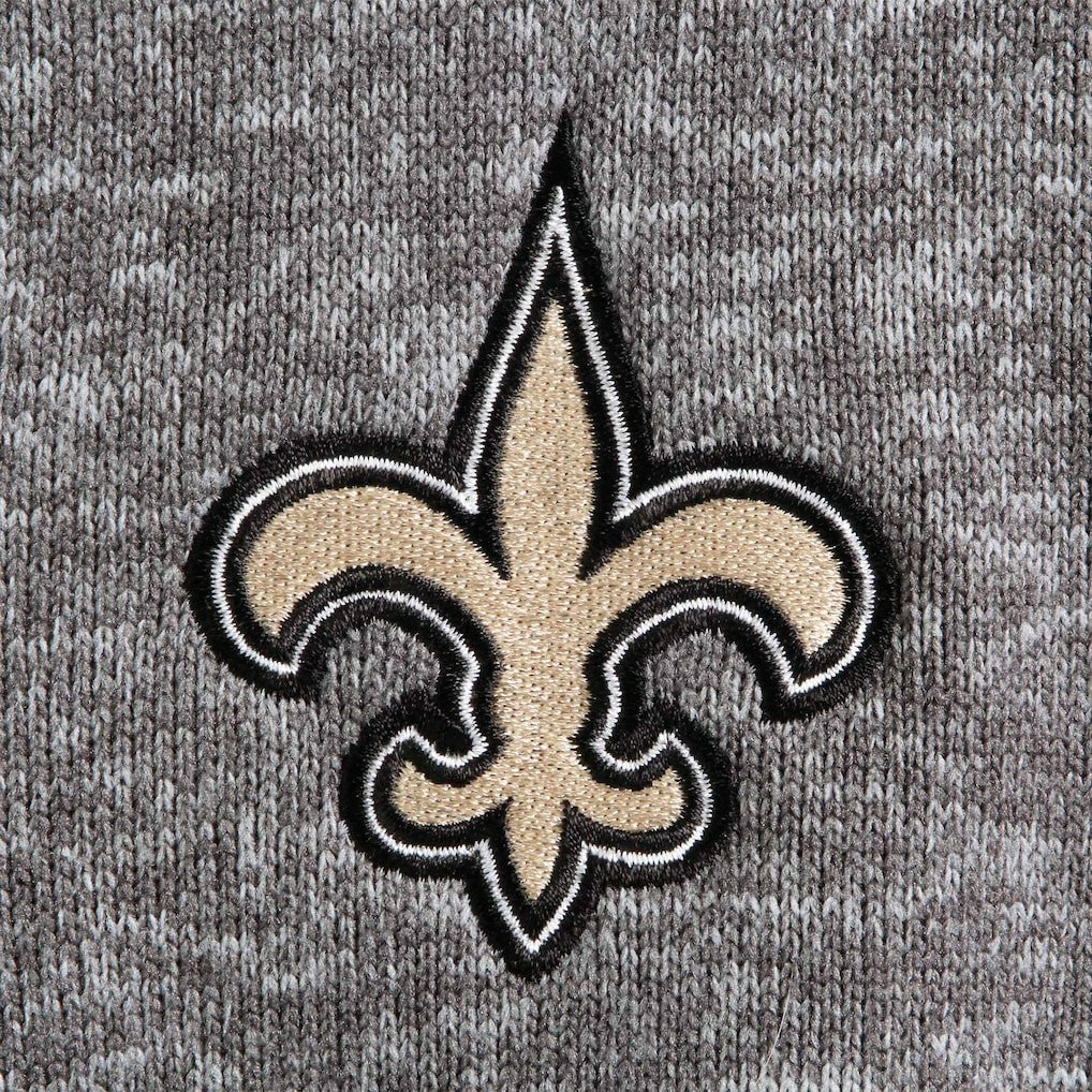 New Orleans Saints Antigua Fortune Quarter-Zip Pullover Jacket - Charcoal online