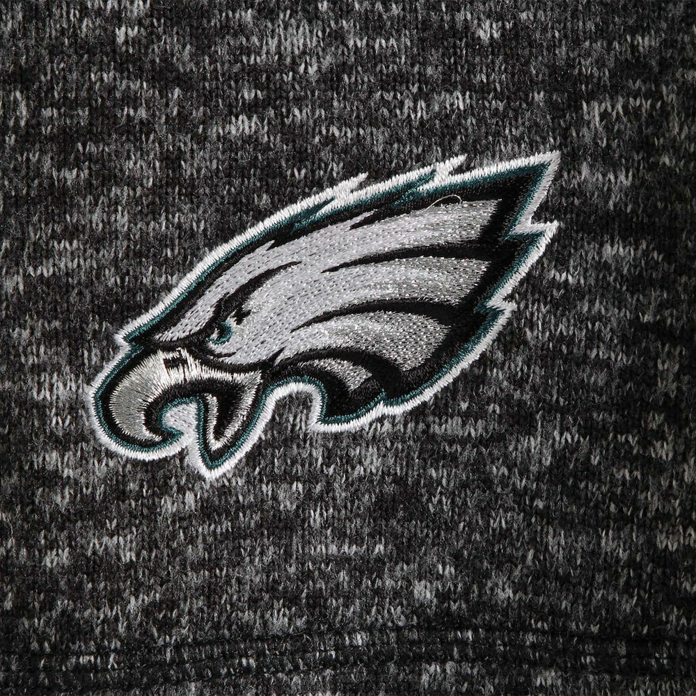 Philadelphia Eagles Antigua Fortune Quarter-Zip Pullover Jacket - Heather Black online