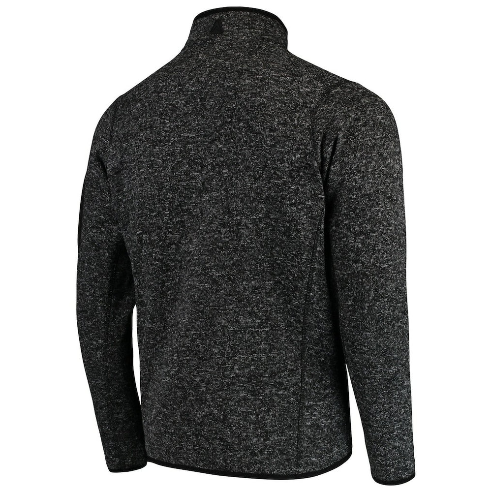 Philadelphia Eagles Antigua Fortune Quarter-Zip Pullover Jacket - Heather Black online