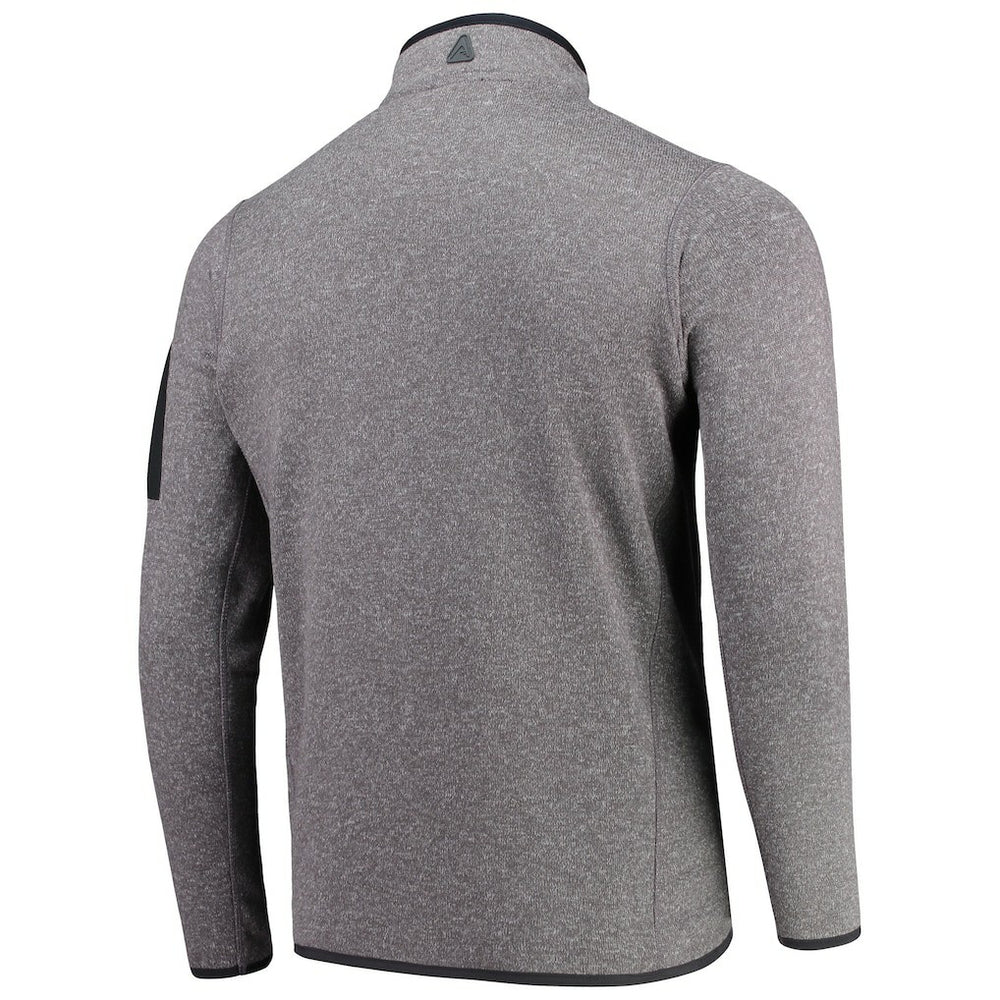 Pittsburgh Steelers Antigua Fortune Quarter-Zip Pullover Jacket - Charcoal for sale