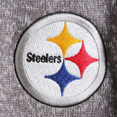 Pittsburgh Steelers Antigua Fortune Quarter-Zip Pullover Jacket - Charcoal for sale