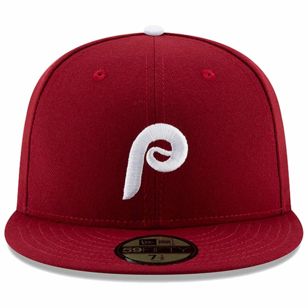 Philadelphia Phillies Alternate 2 Authentic Collection On-Field 59FIFTY Fitted Hat - Maroon | New Era