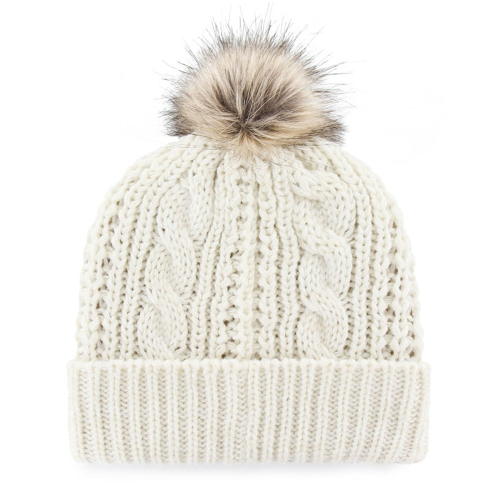 San Francisco 49ers '47 Women's Meeko Cuffed Knit Hat With Pom - White cheap