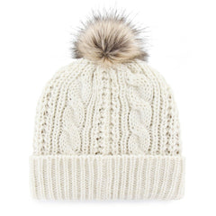 San Francisco 49ers '47 Women's Meeko Cuffed Knit Hat With Pom - White cheap