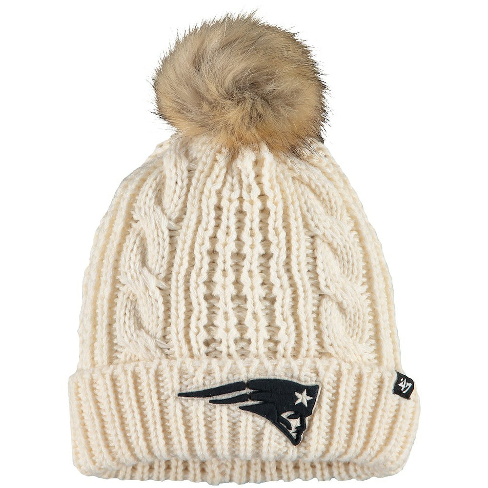 New England Patriots '47 Women's Meeko Cuffed Knit Hat - Cream discount