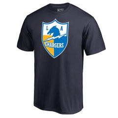 Los Angeles Chargers Vintage Shield Logo T-Shirt - Navy sale