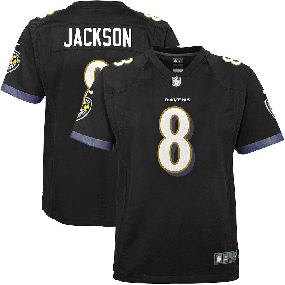 Lamar Jackson Baltimore Ravens Youth Game Jersey - Black | Nike discount