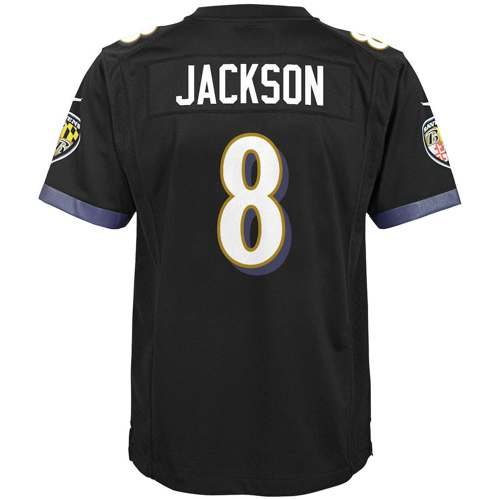 Lamar Jackson Baltimore Ravens Youth Game Jersey - Black | Nike discount