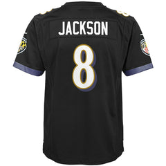 Lamar Jackson Baltimore Ravens Youth Game Jersey - Black | Nike discount