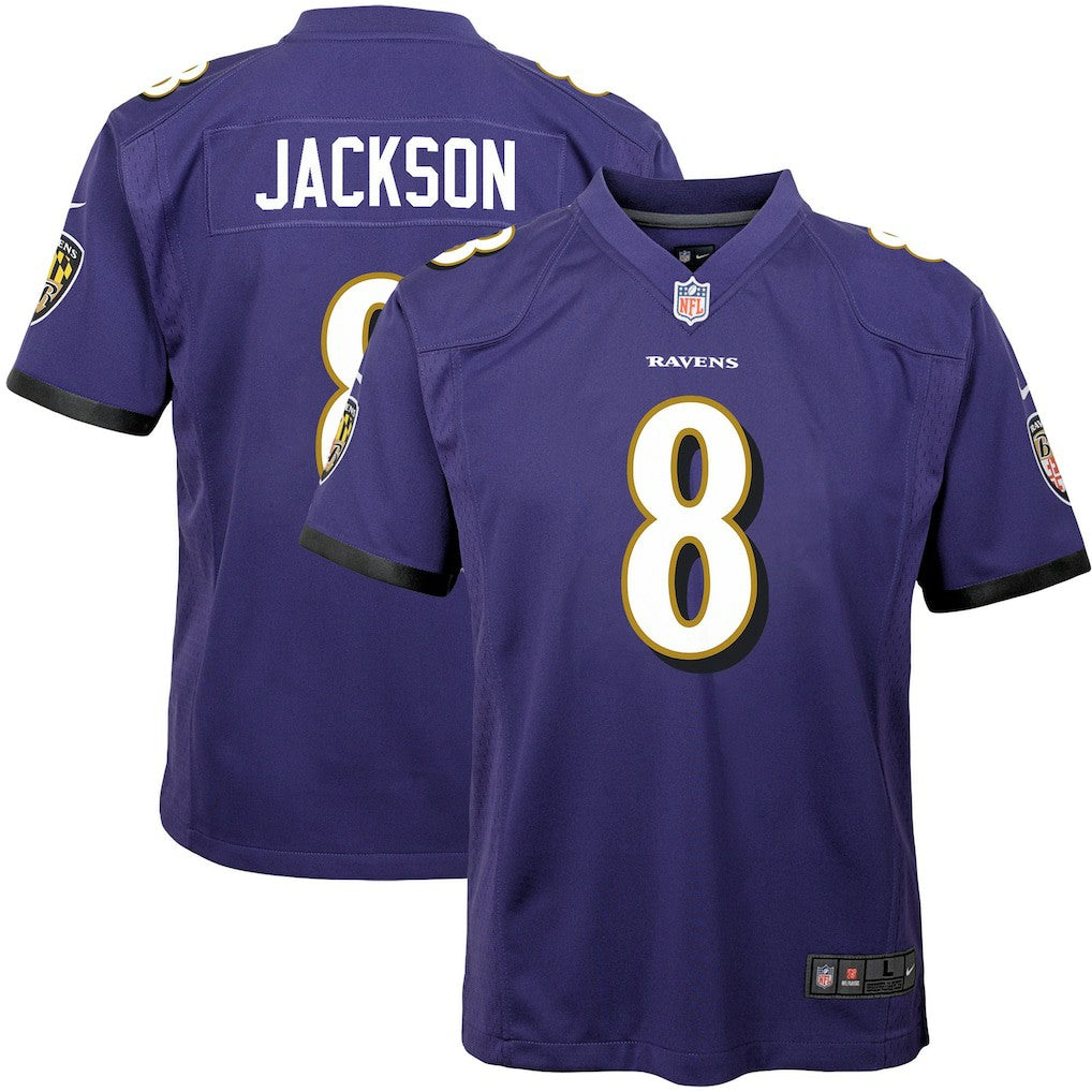 Lamar Jackson Baltimore Ravens Youth Game Jersey - Purple | Nike online