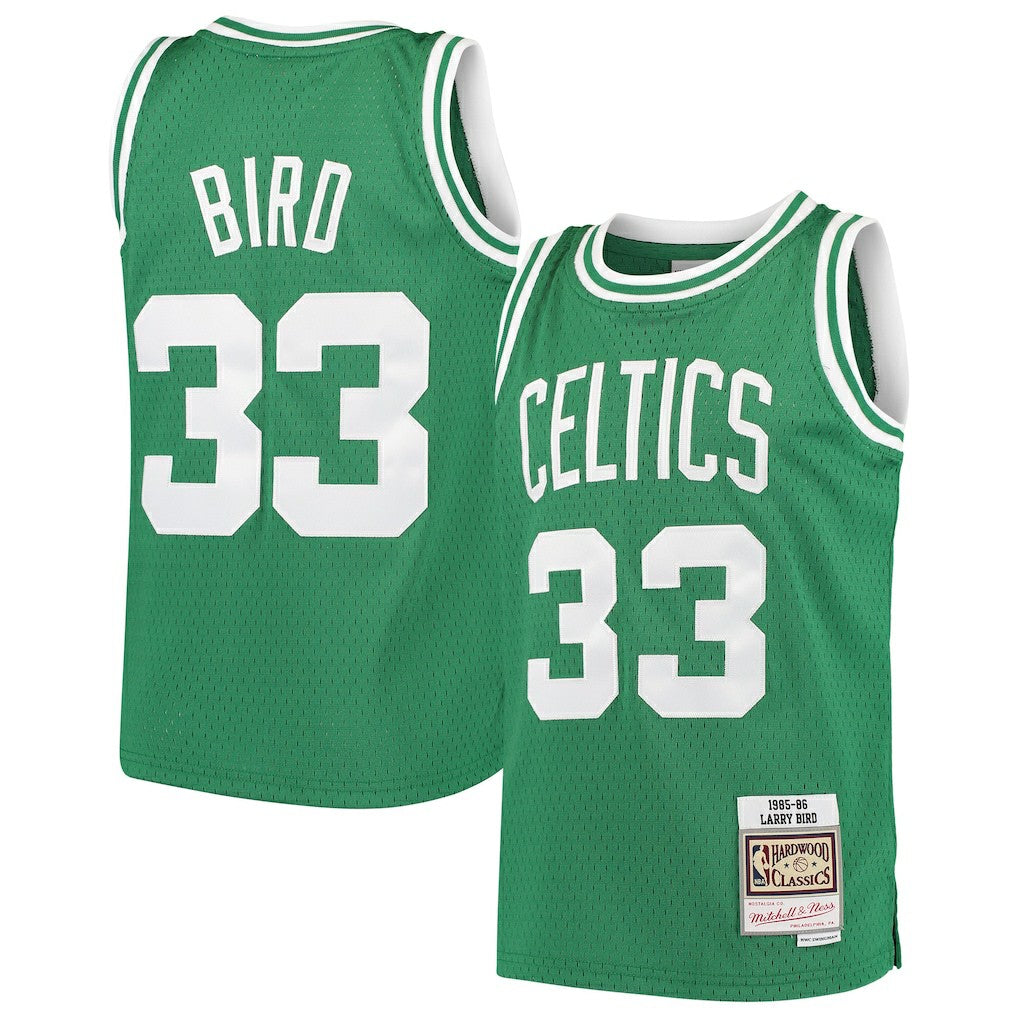 Larry Bird Boston Celtics Youth Hardwood Classics Swingman Throwback Jersey - Kelly Green | Mitchell & Ness cheap